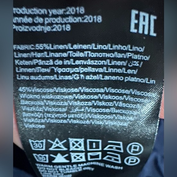 Women's Vero Moda Navy Blue Button-Up Dress - Picture 4 of 4